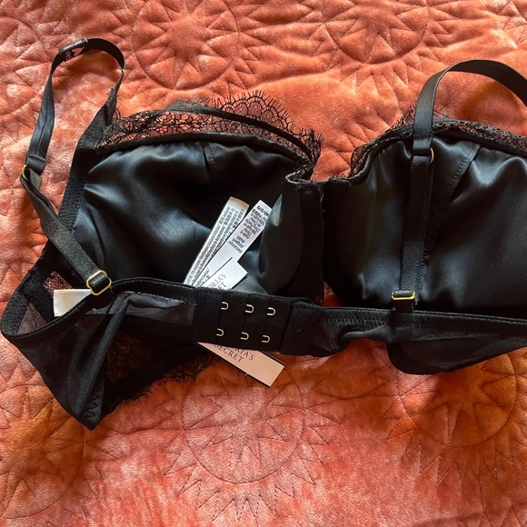 Victoria’s Secret Black Lace Bra- 34D New - Picture 2 of 7